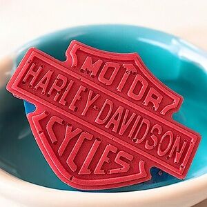 Cherry lime soap 5x3in 5oz HANDMADE Shea butter Harley Davidson